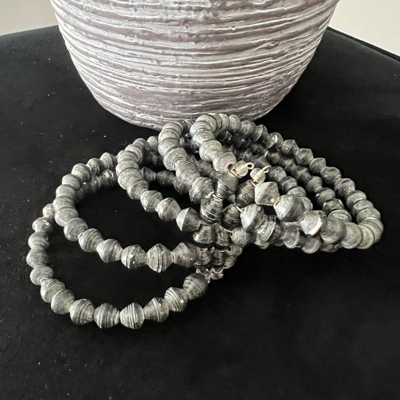 5-Strand Beaded Cuff Bracelet - Picture 2 of 2